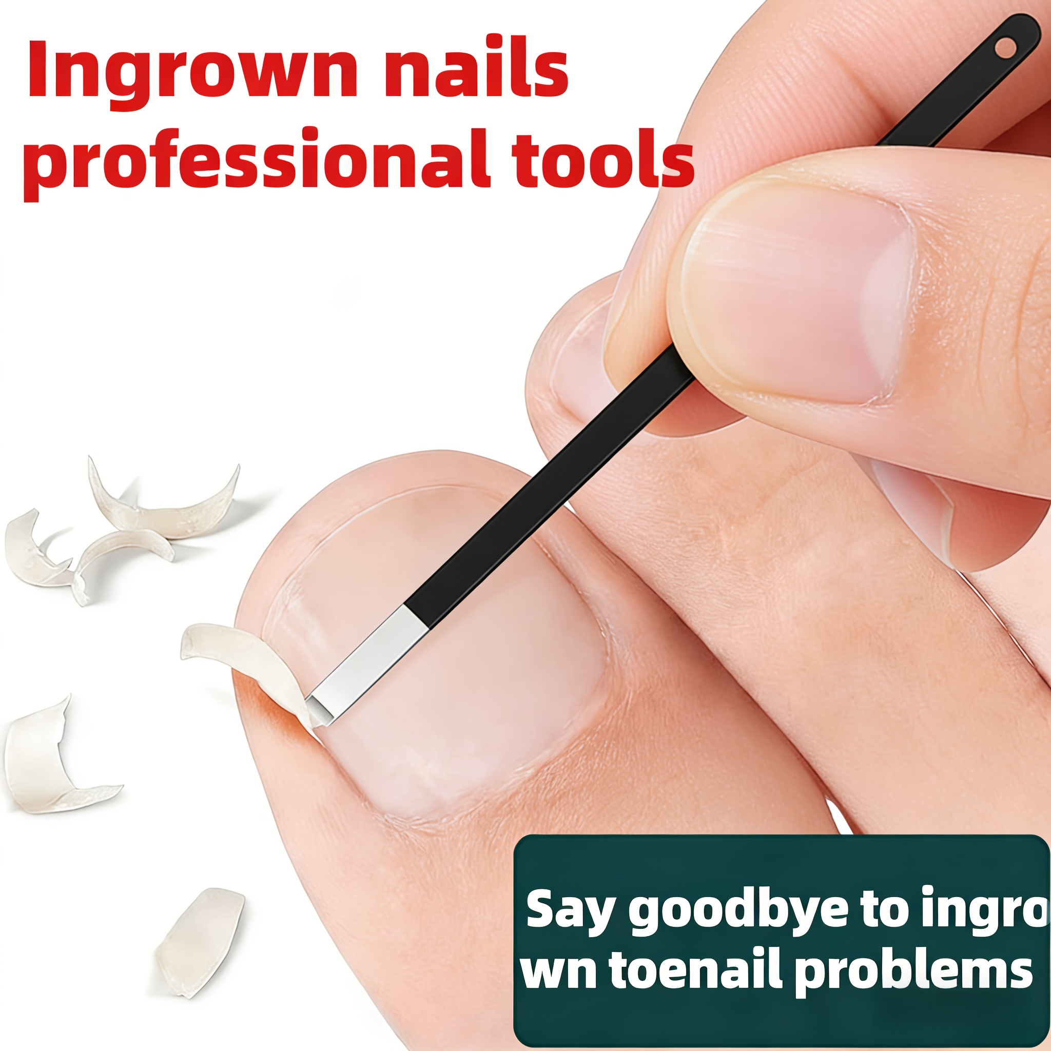 Tools For Ingrown Nails, Ultra-thin And Deep Nail , Manicure And Nail Trimming Auxiliary Tools, Unisex Foot Care Tools, Practical Tools For Home And Pedicure Shops