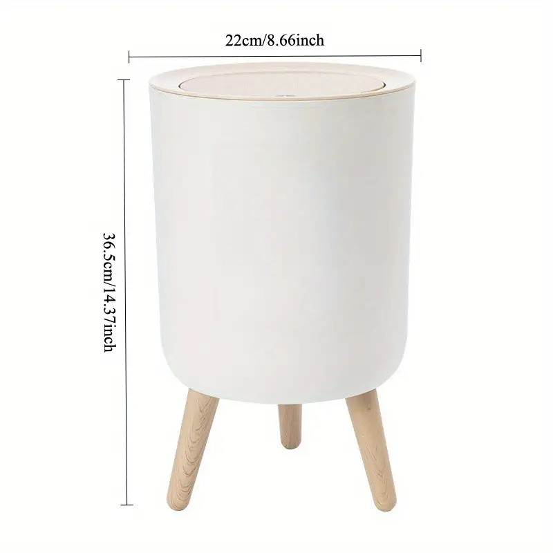 Tall Trash Can, Living Room, Kitchen, Bedroom, Bedside Storage Bucket, Household Large- Trash Can