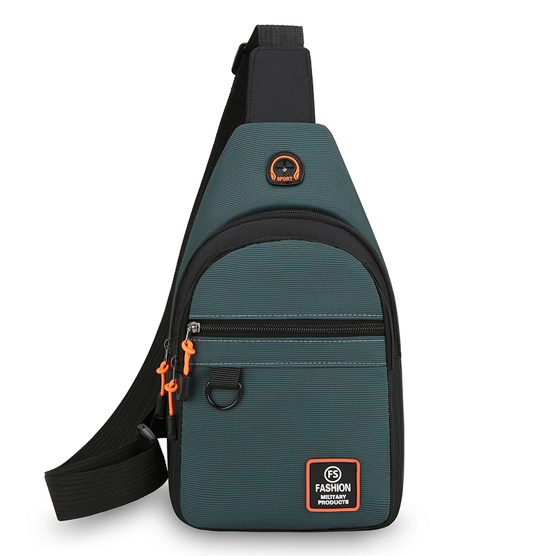 TEMU Wear-resistant Men's Chest Bag Oxford Cloth Chest Bag Single Shoulder Crossbody Small Backpack Casual Travel Crossbody Bag Men's Waist Bag