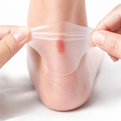 item picture 40pcs transparent gel heel pads suitable for shoes self soft heel cushion patches invisible anti friction shoe liners suitable for women men high heels sneakers and daily care additions