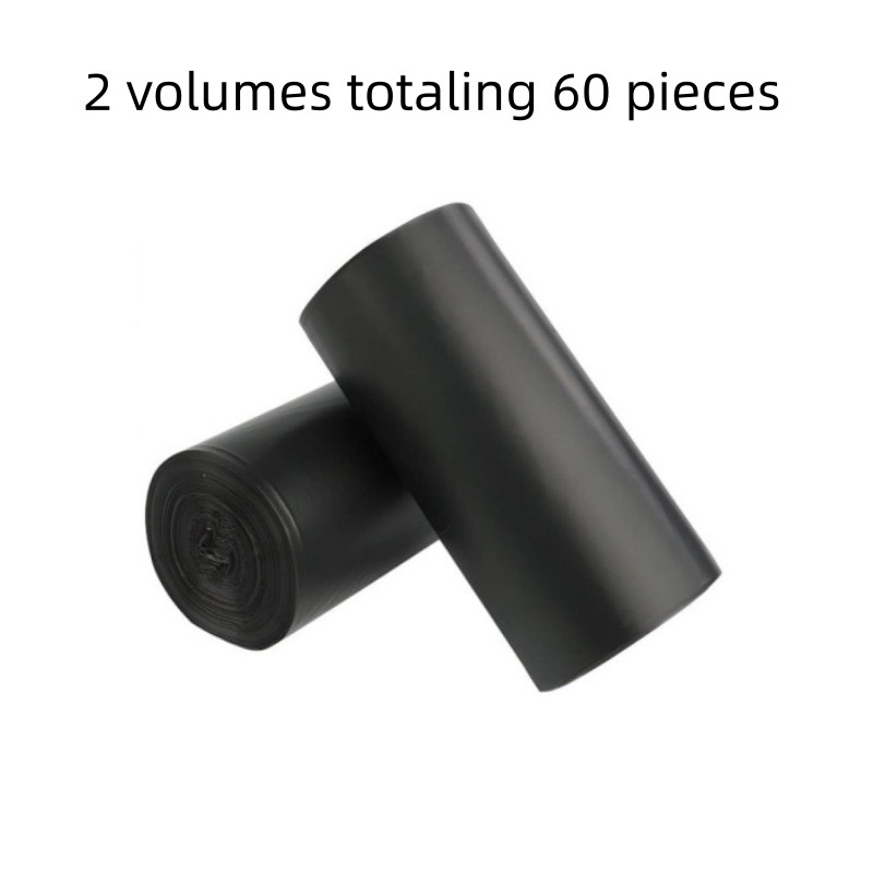 E-shop 60 Beutel/2 Rollen Kompatibel für Standard-Toiletten – Schwere, tragbare Toilettenabfallbeutel – Auslaufsicher, reißfest, geruchsdicht – Für