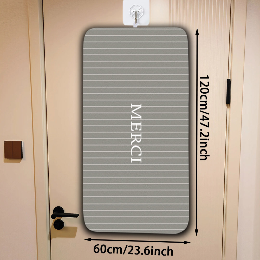 TEMU 1pc This Foldable And Portable Ironing Mat Features A Hanging Strap, Ironing Mat, Allowing For Hanging And Flat Ironing. Rolled Up Or Folded For