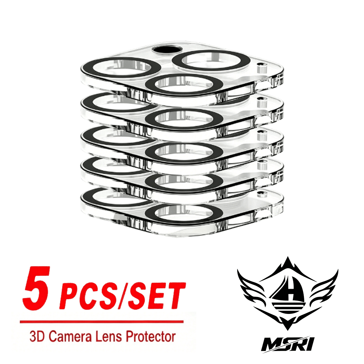 TEMU 5pcs ( Screen Lens) 5-sheet Pack Lens Tempered Glass Protective Film [ Protection] Compatible With For Iphone 18 Pro/18 Pro Max/17 Pro Max/17