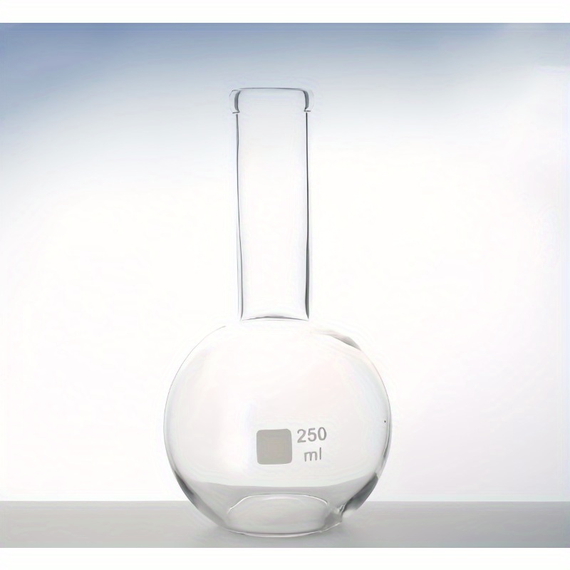 

1pc High Borosilicate Glass Flat-bottomed 250ml - Laboratory Container For Heating And Boiling Liquids