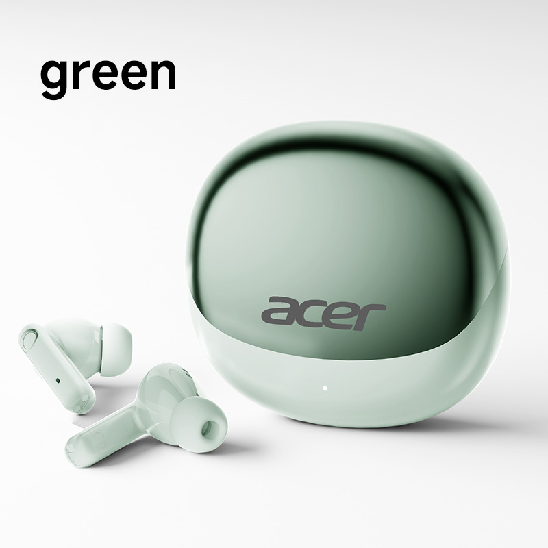 Image of Acer New In-ear Wireless Headphones Feature Large Speakers For High-quality, Audio Experience. Boast Long Of Up To 24 Hours And Are Equipped With V5. 4 Bluetooth Core Chips.