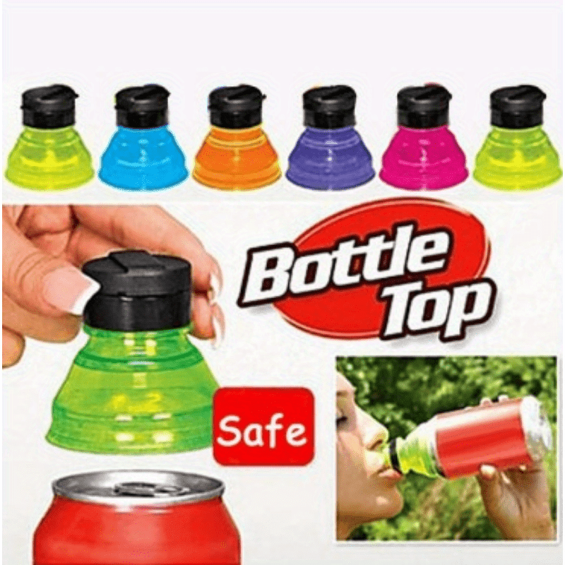 6 pack plastic reusable can lids universal fit for soda beer   no electricity needed ideal for picnics beach parties outdoor events details 1