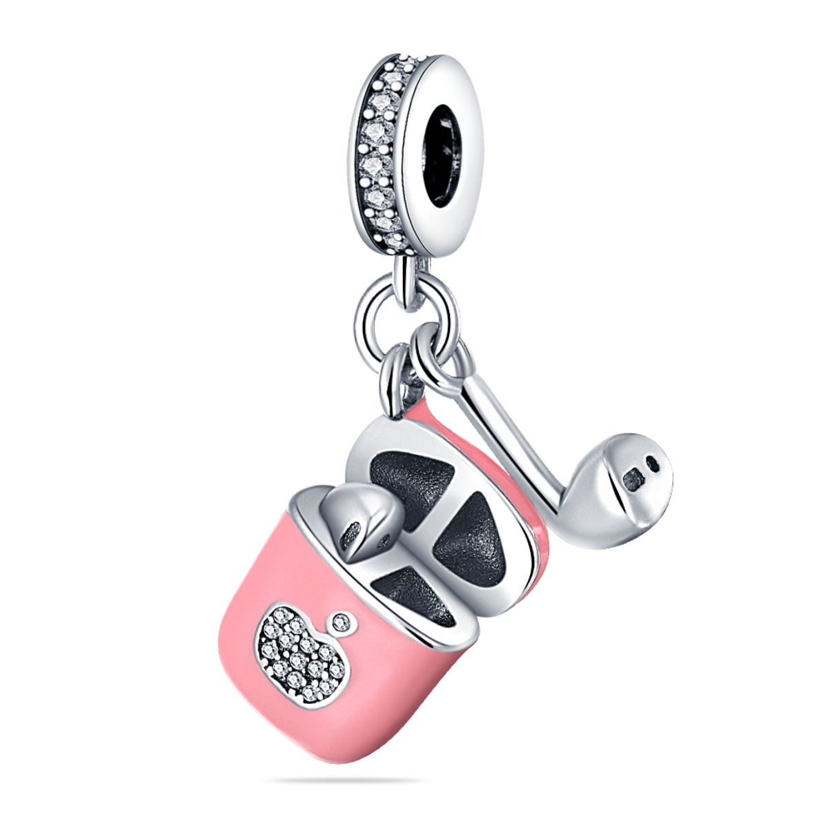 Image of Fashion Beads For Original 3mm Women's Bracelets Bangles Original Jewelry Headphones Silver Plated Pendants Fine Jewelry Gifts