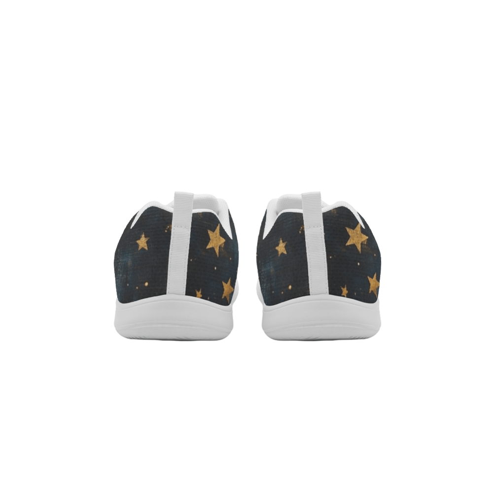 Customized Women's Plus-Size Wide-Toe Casual Sneakers, Indoor/Outdoor