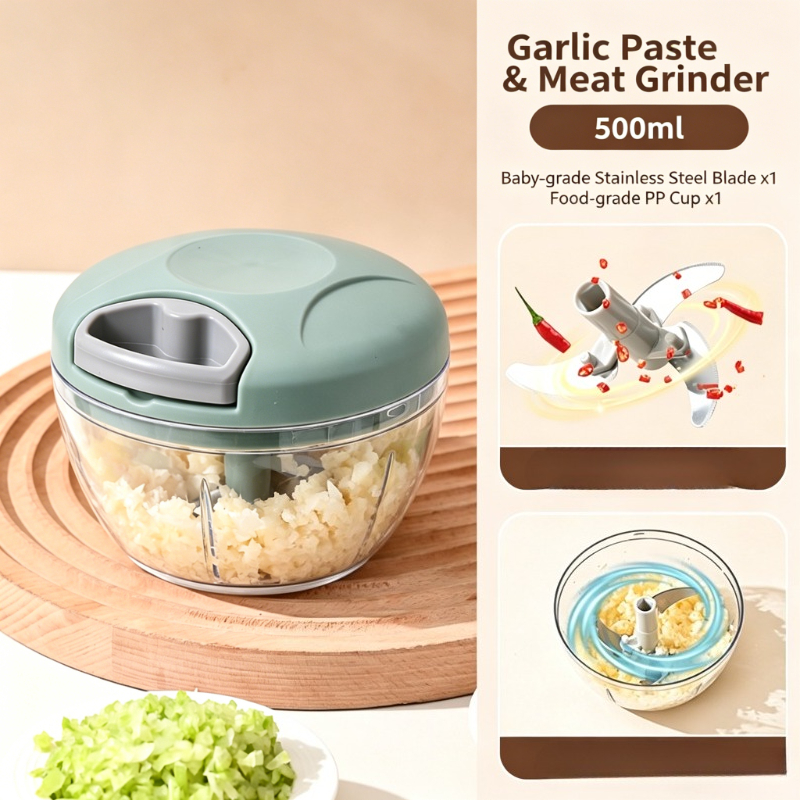 Professional-Quality Garlic Chopper for Fast Chopping