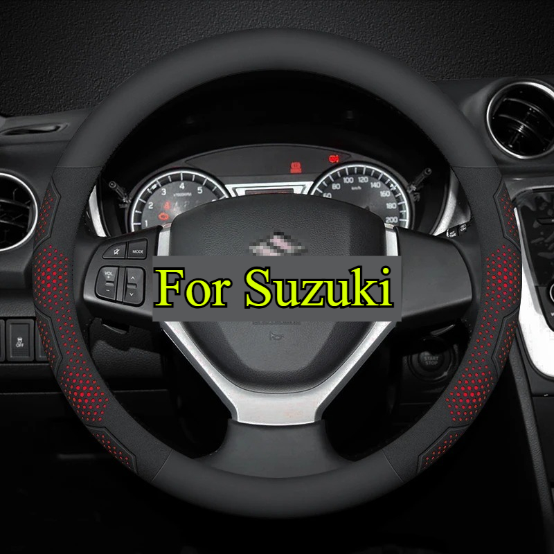 TEMU Car Steering Wheel Of Carbon Fiber And Suede For Models Like For , , , , Ignis, , Sx4, Swift, And Grand , Along With Auto Additions