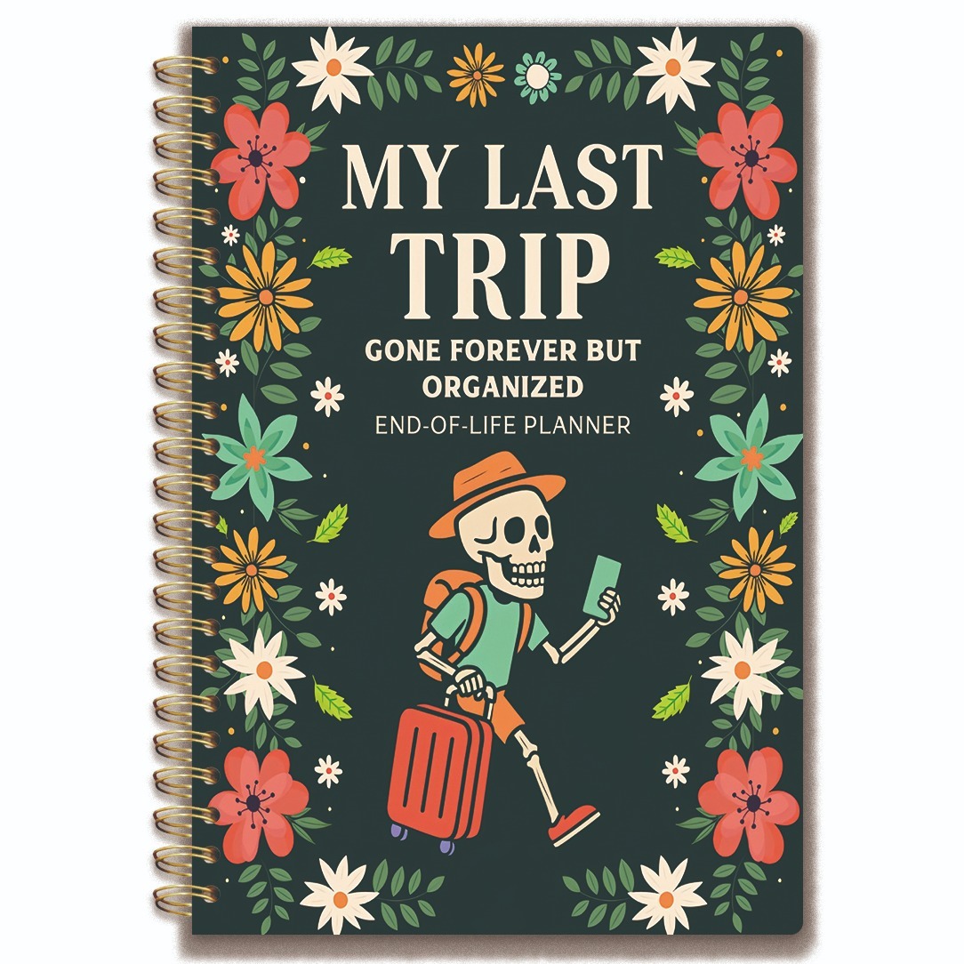 TEMU My : Everything You Need To When - Spiral Bound Planning And Will Book, Funeral Arrangements, Heir Plans, Adult Estate Organization Manual, A5