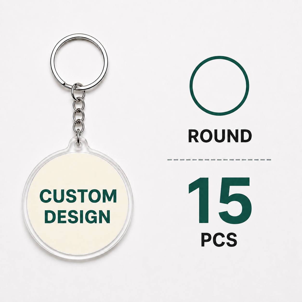 TEMU Personalized Keychain Customization, Bulk Acrylic Keychain Customization, Self- Images Such As Couples, Pets, Scenery, Company Logos, Marketing