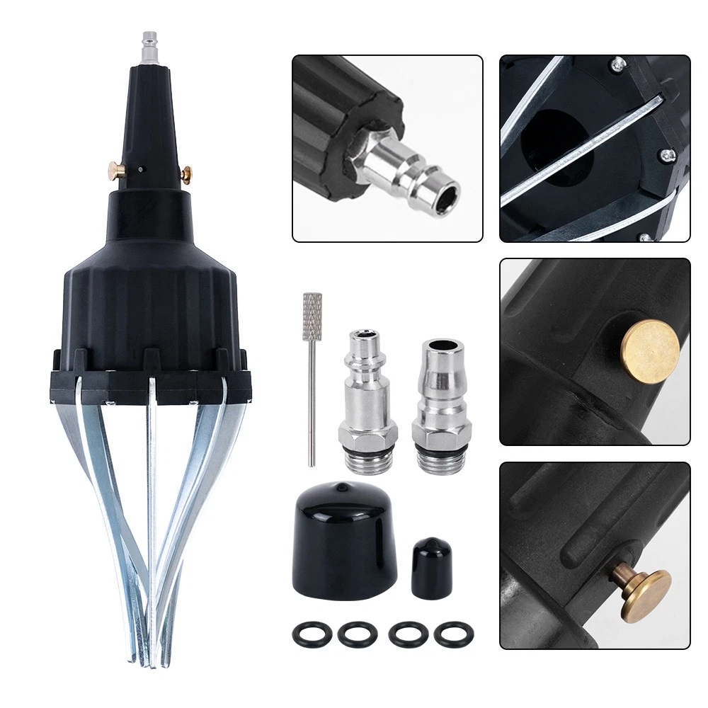 1set Pneumatic Ball Cage Dust Cover Expansion Tool With 3 Nozzles, , Suitable For Automobile Maintenance.