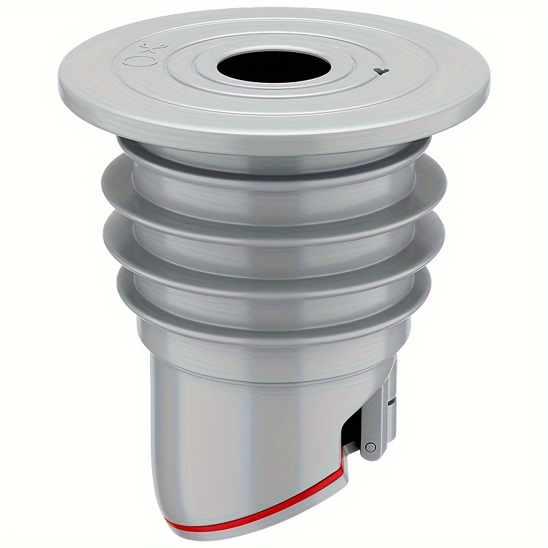 Tapón de desagüe antirreflujo y antiolores con anillo de sellado de silicona - Apto para tuberías de alcantarillado, fregaderos de cocina, desagües de lavadoras, antirreflujo y antiolores, fácil de instalar, apto para uso residencial y comercial