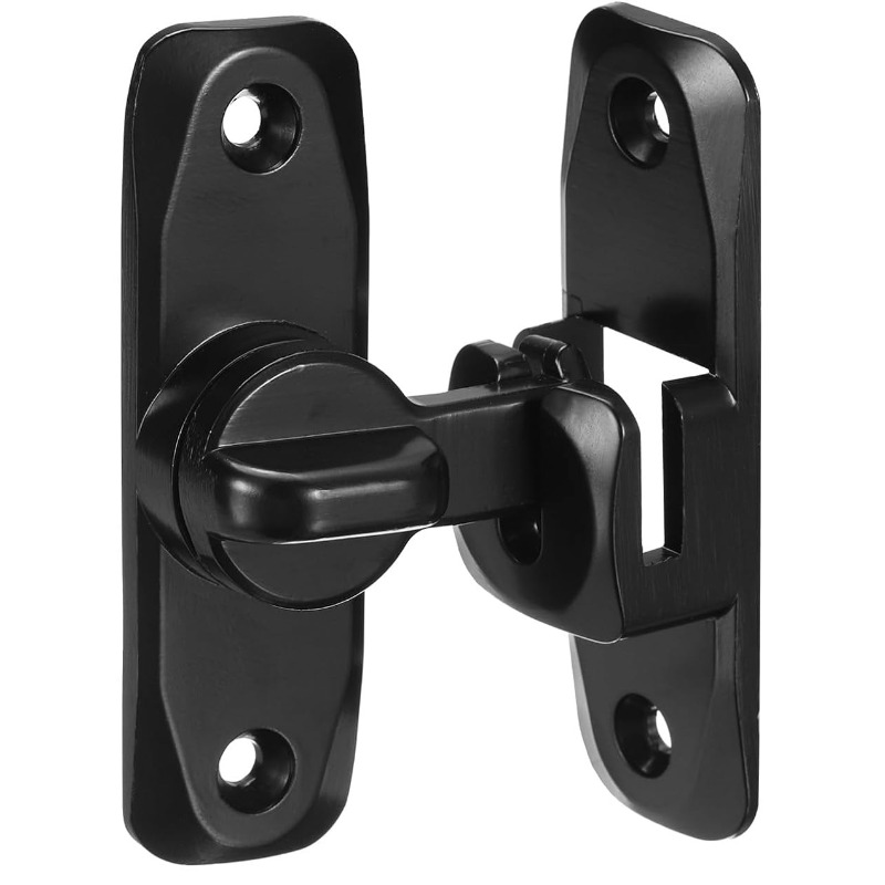 90 180 degree barn door lock no drilling flip gate sliding  es   door lock   for kitchen cabinet push sliding barn door grey