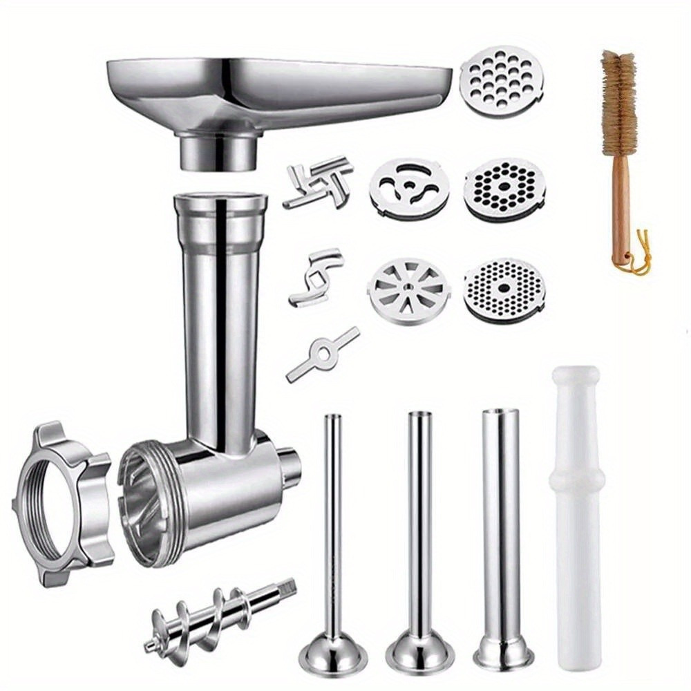 TEMU Meat Grinder, Essential For Home Kitchen, Easy To Make Meat Pies, Sausages, , Help And Food Production