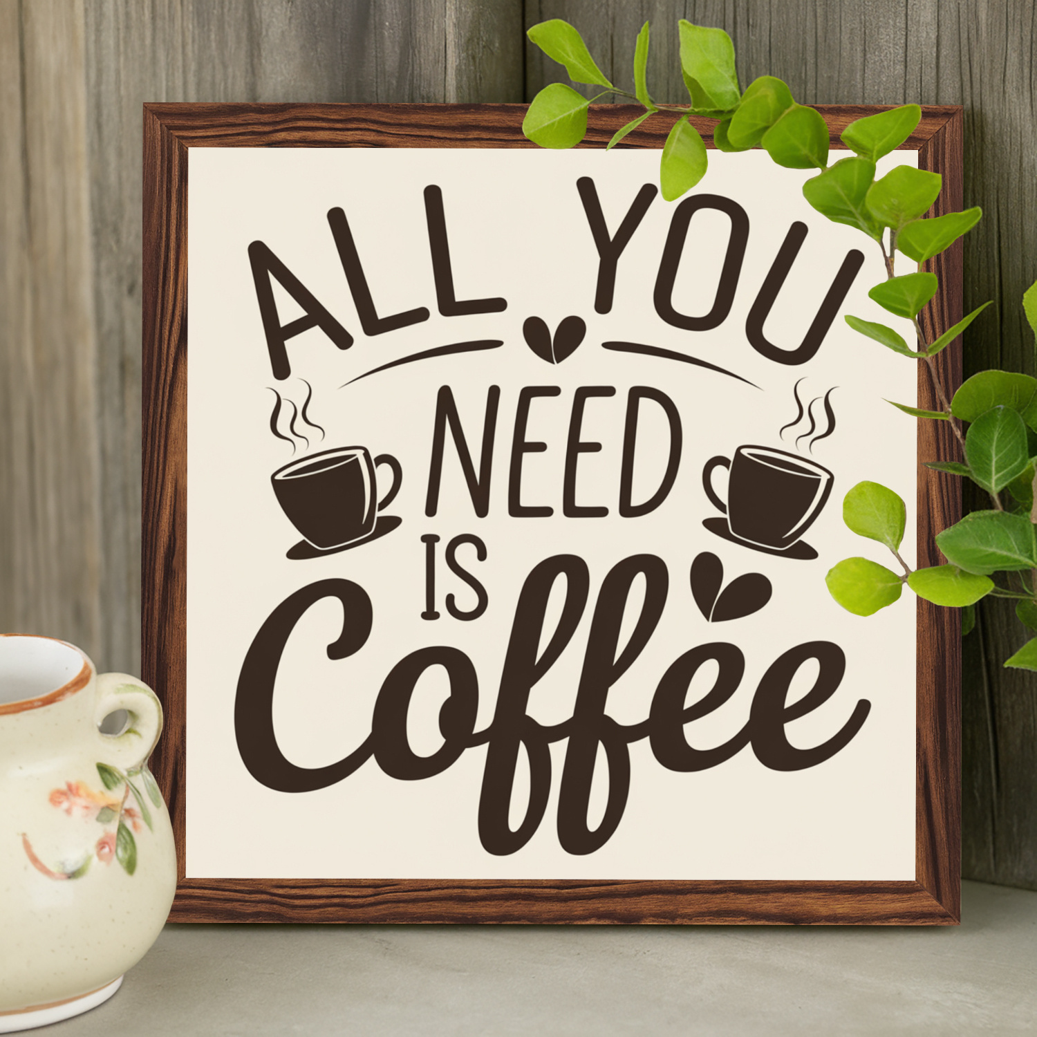 TEMU 1pc, Wood Framed Sign Valentine's Day Decor Signs Valentine's Day Gift Valentine's Day Romantic Desktop Decoration Inspirational Art Gift For