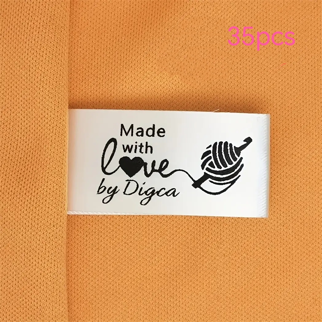 TEMU New 35pcs Personalized Wedding Party Handmade Tags - Custom Name/, Birthday Tag Customization, Suitable For Clothing Socks Shoes Textile Labels