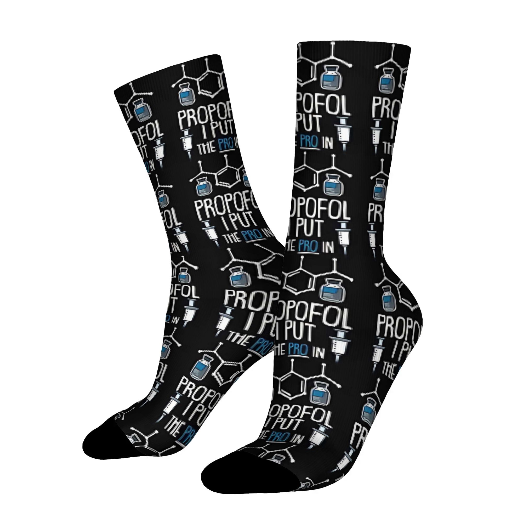 TEMU 2d Flat Printing Pro In New Socks Style Men Cosplay Socks Adult Hip Hop Street Skateboard Sock