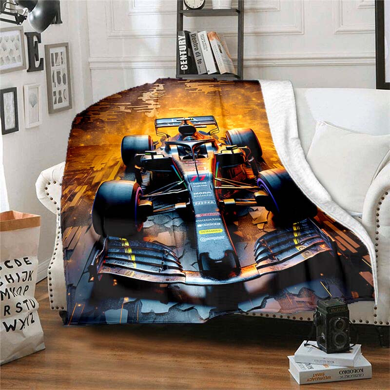 

Formula Racing Fs Design Flannel Throw Blanket - Cozy, Warm For Couch, Bed, Office, And Travel - Perfect Gift For , Readers, And Holiday Parties