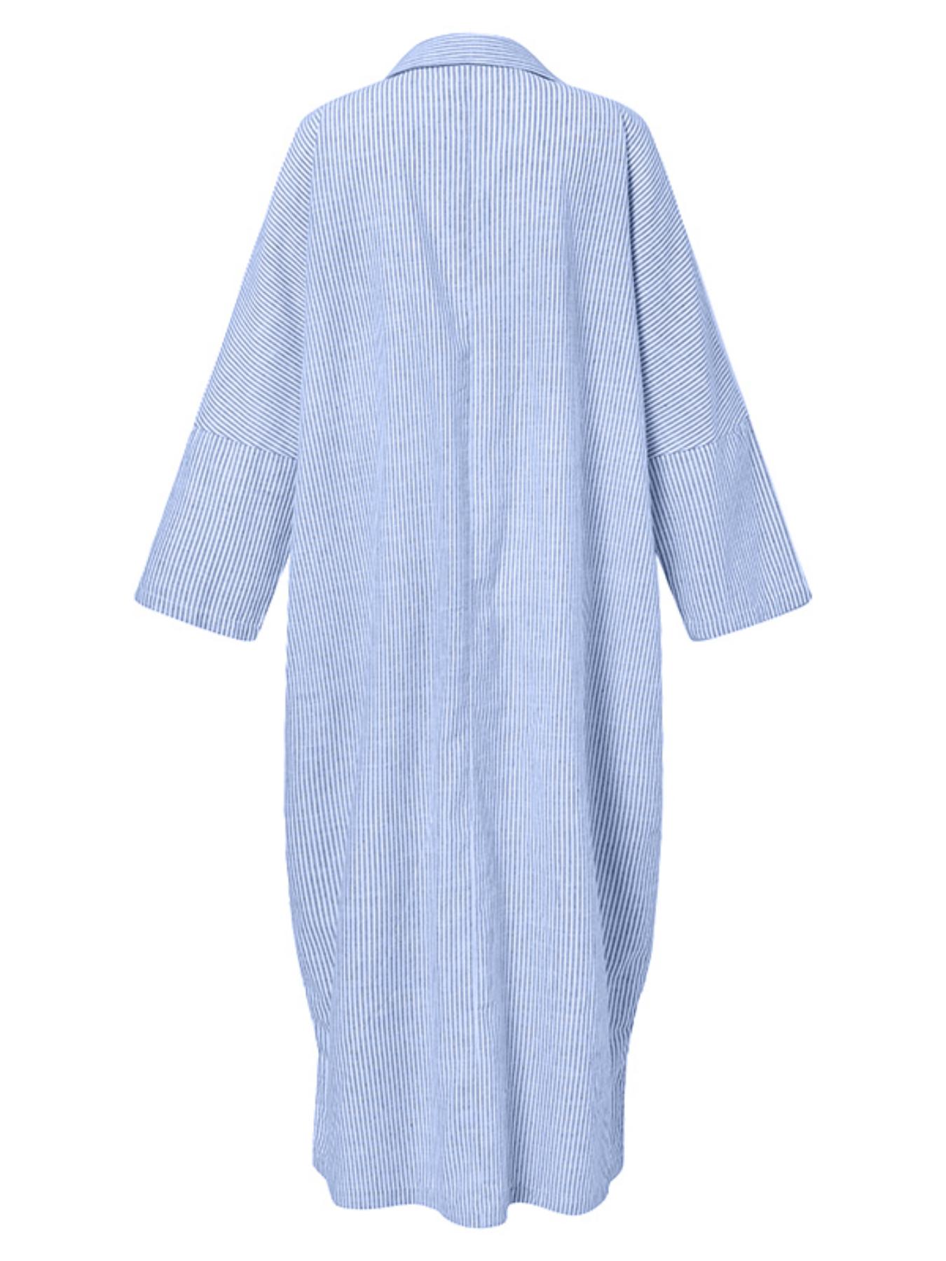 oversized batwing sleeve shirt dress Oversized turquoise satin shirt dress with batwing sleeves