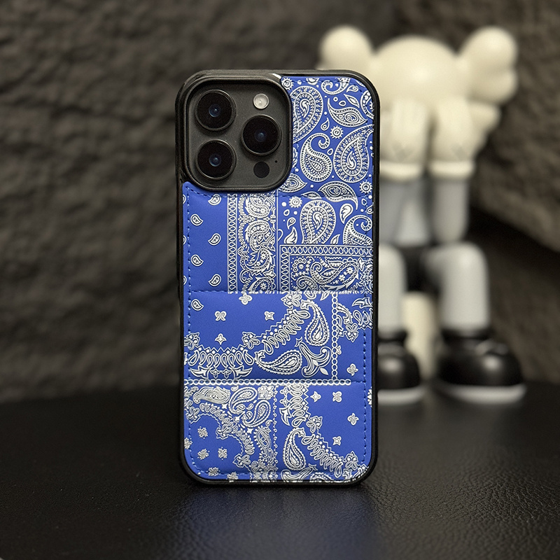 TEMU Phone Case: Flower Case For Iphone Down Jacket Design For Iphone 16 Pro Max 13 12 15 Pro Max 11 12 13 14 Pro Max Plus Case Fashion Puffer Phone