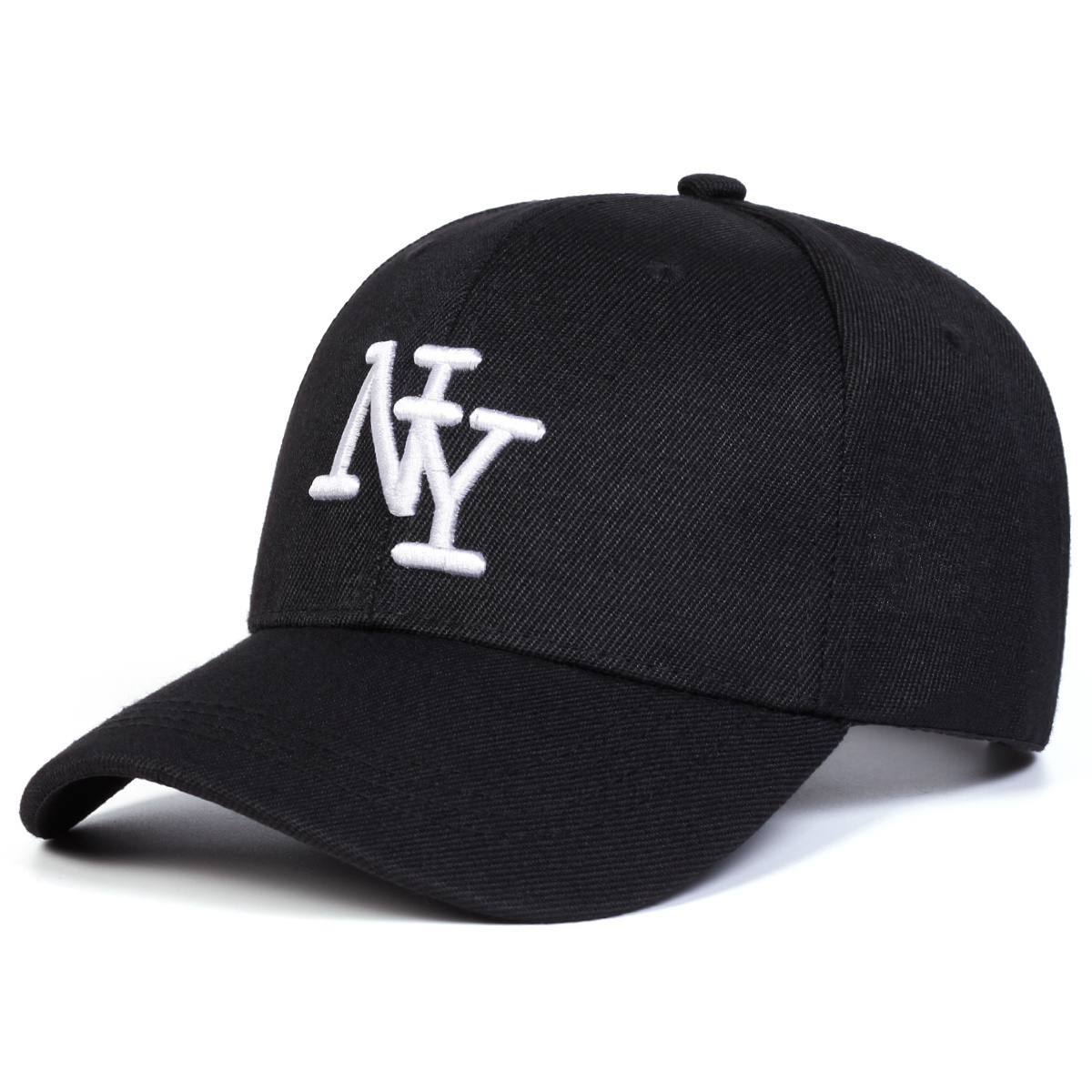 TEMU Men's Ny Embroidered Baseball Cap Outdoor Adjustable Fashion Casual Hat Suitable For Spring And Autumn Travel Beach Party