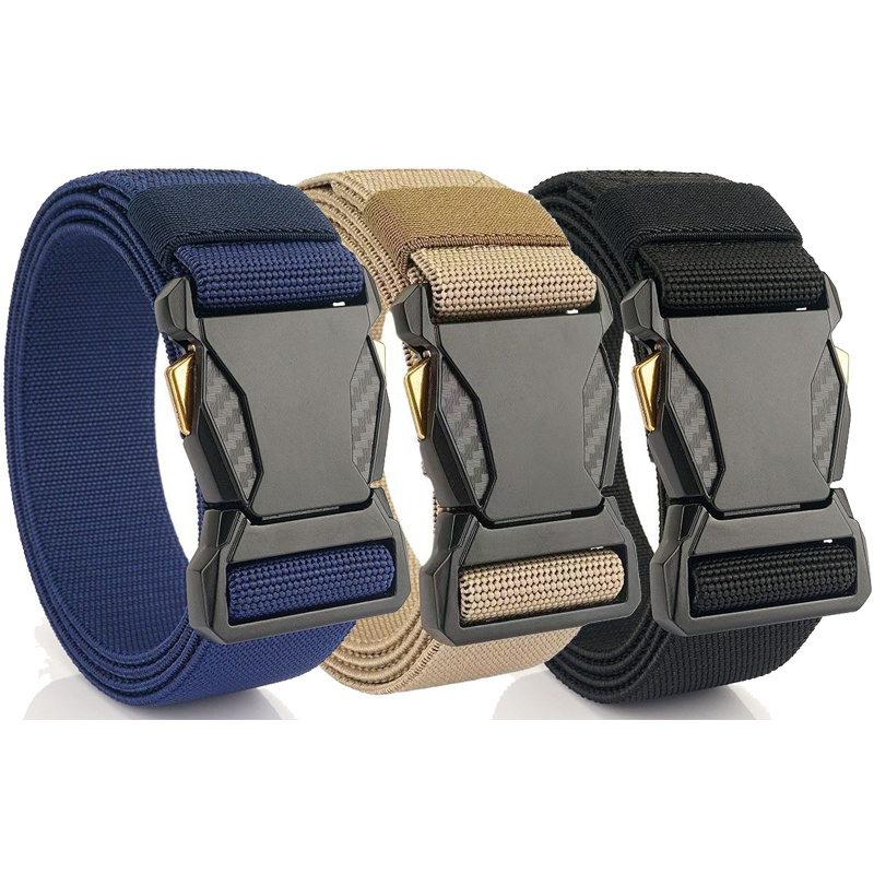 3pcs Tactical Belts Quick Release Buckle Durable Polyester