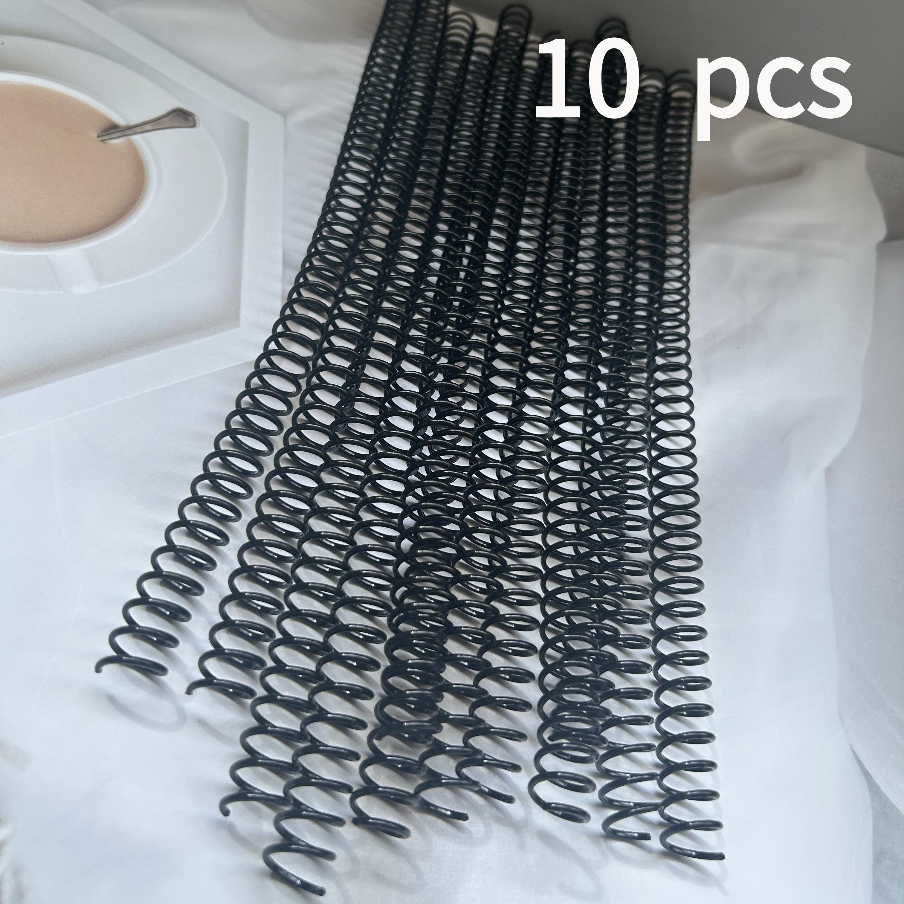 TEMU 10/5pcs/30 Rings 3/8 Inch (9.5mm) Plastic Disc Binders Pvc Coil Binding Rings, For A4 A5 B5 Book Loose Leaf Binders