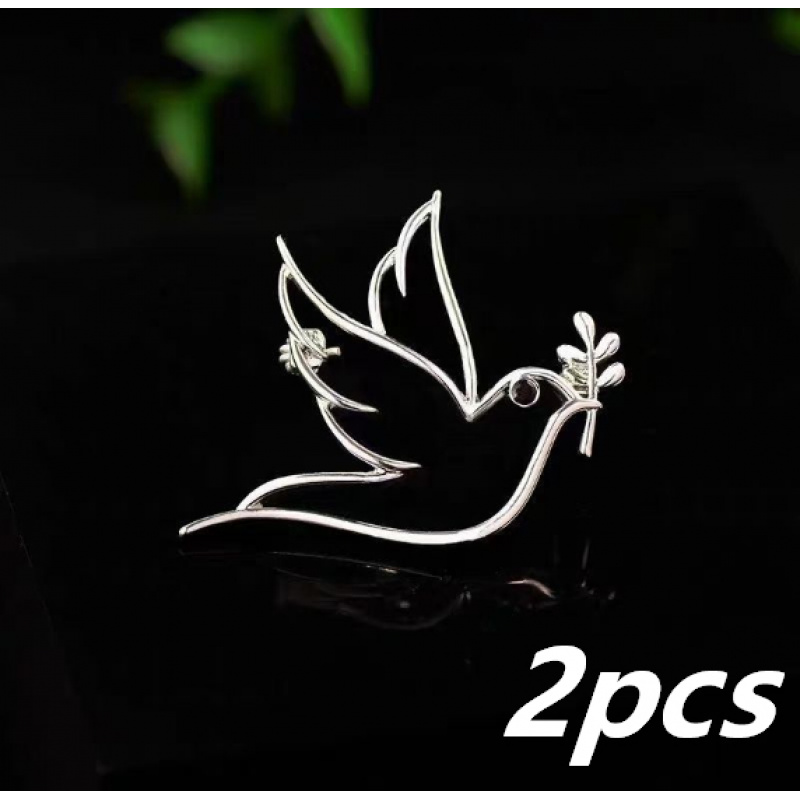 TEMU Broche minimalista con hueca, estilo de pin dorado/plateado, diseño vintage, accesorio de para traje y ropa para hombres y mujeres, regalo ideal