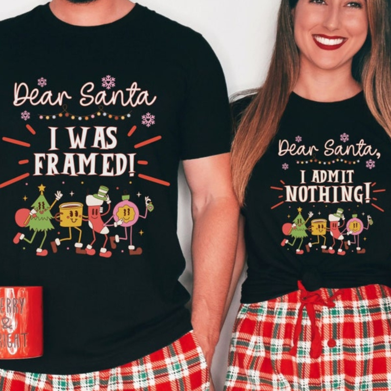 

Christmas Pajamas - Matching T-shirts & Set,