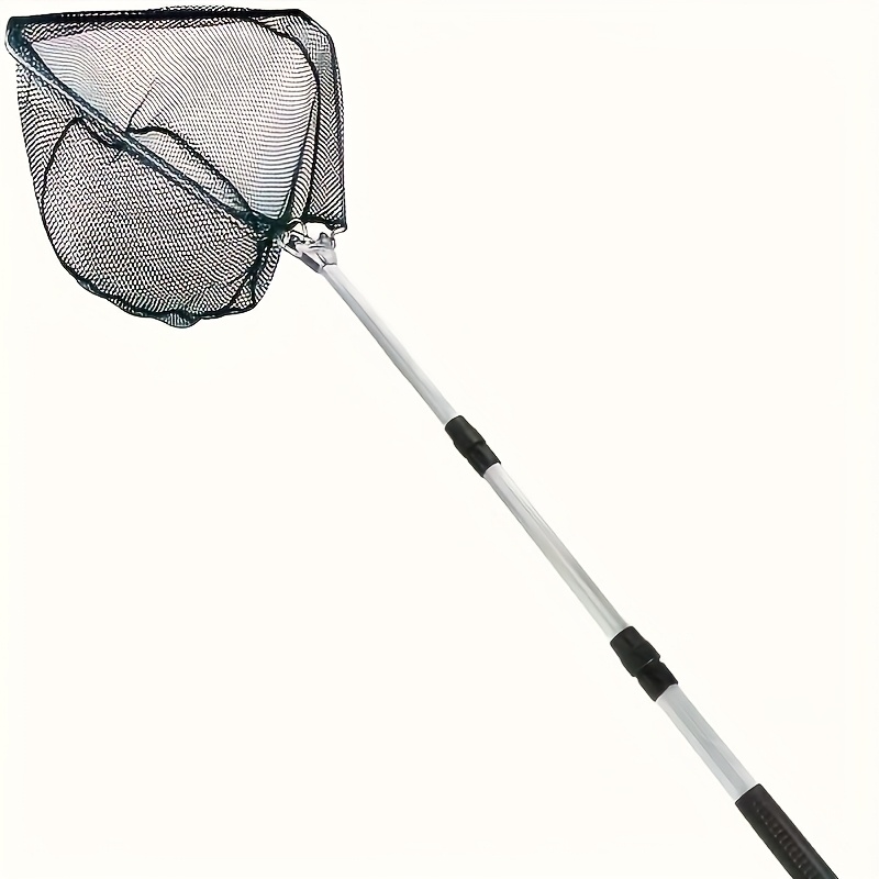 Image of A Single Piece Of Aluminum Alloy Featuring A Telescopic Handle, This Portable And Foldable Fishing Equipment Is A Must-have Tool For Freshwater And Saltwater Fishing