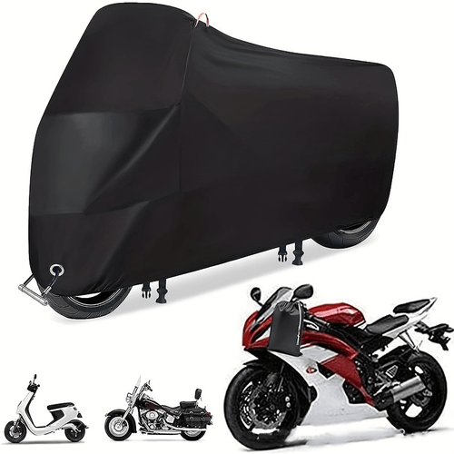 motorcycle cover waterproof and all weather protection in snow uv and dust resistant suitable for most motorcycle models