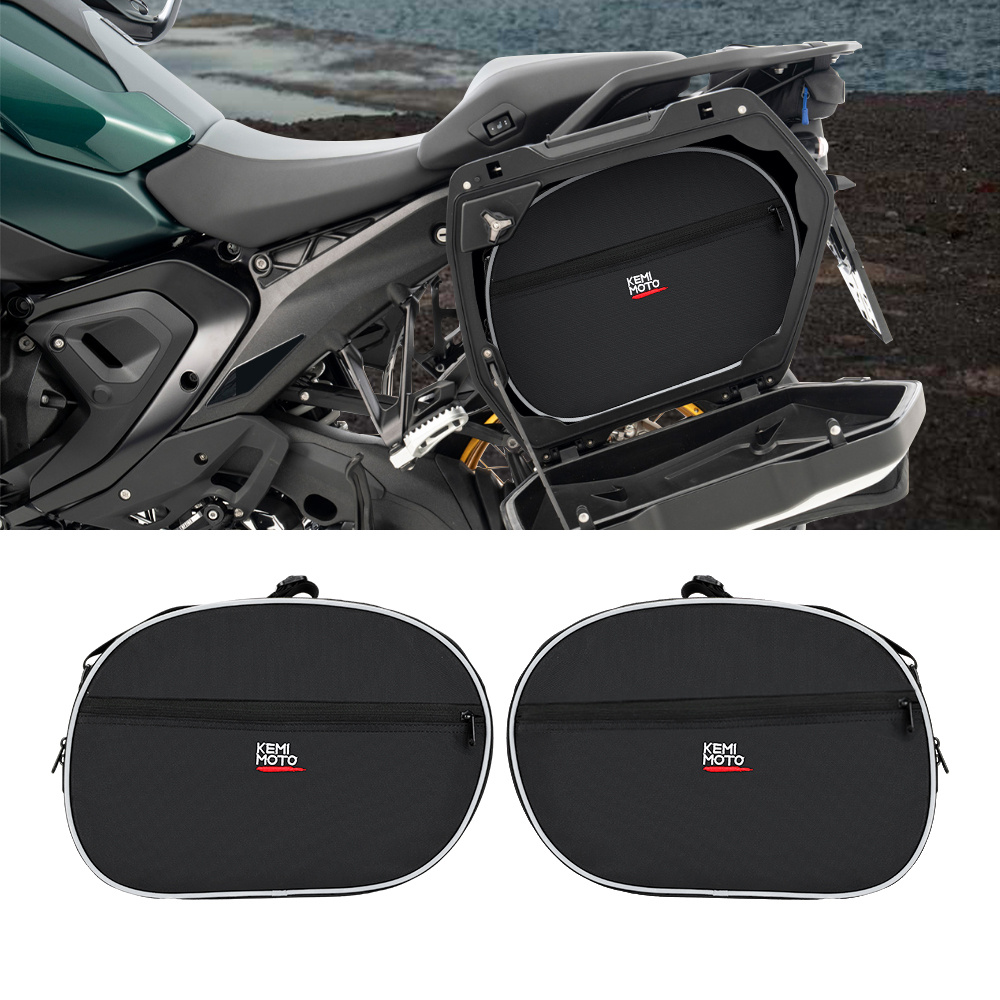 CJELPQ Motorrad Innentaschen Set Für BMW R1300GS - Topcase Liner 2023-2025
