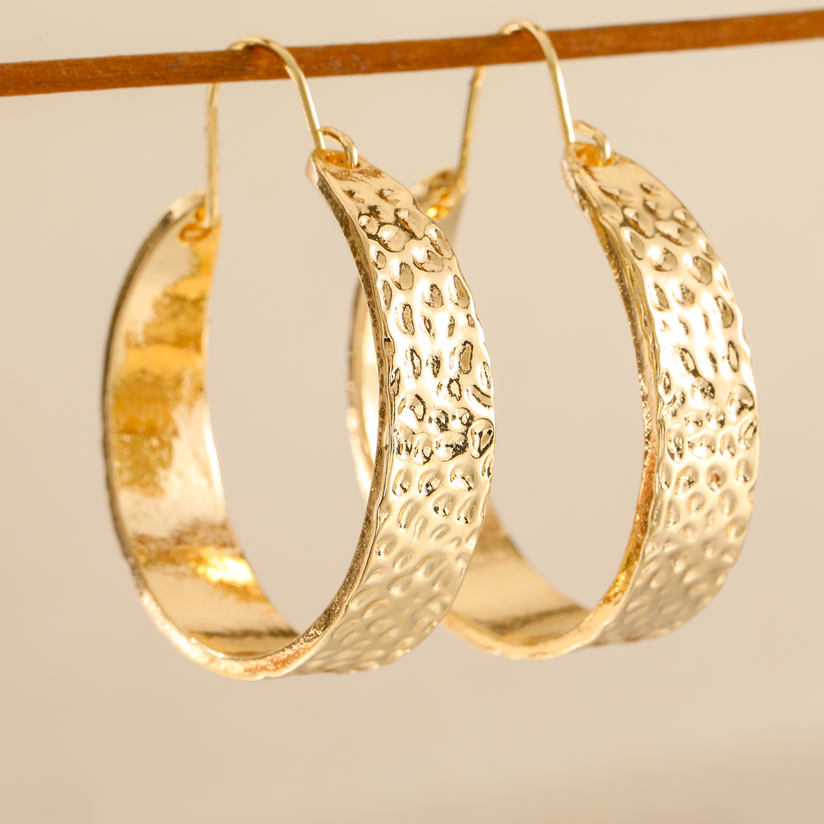 TEMU U-shaped Hoop Earrings Design Bohemian Vintage Women's Easy Women's Earrings Daily Wear Versatile Jewelry Holiday Party Gathering Commemorative