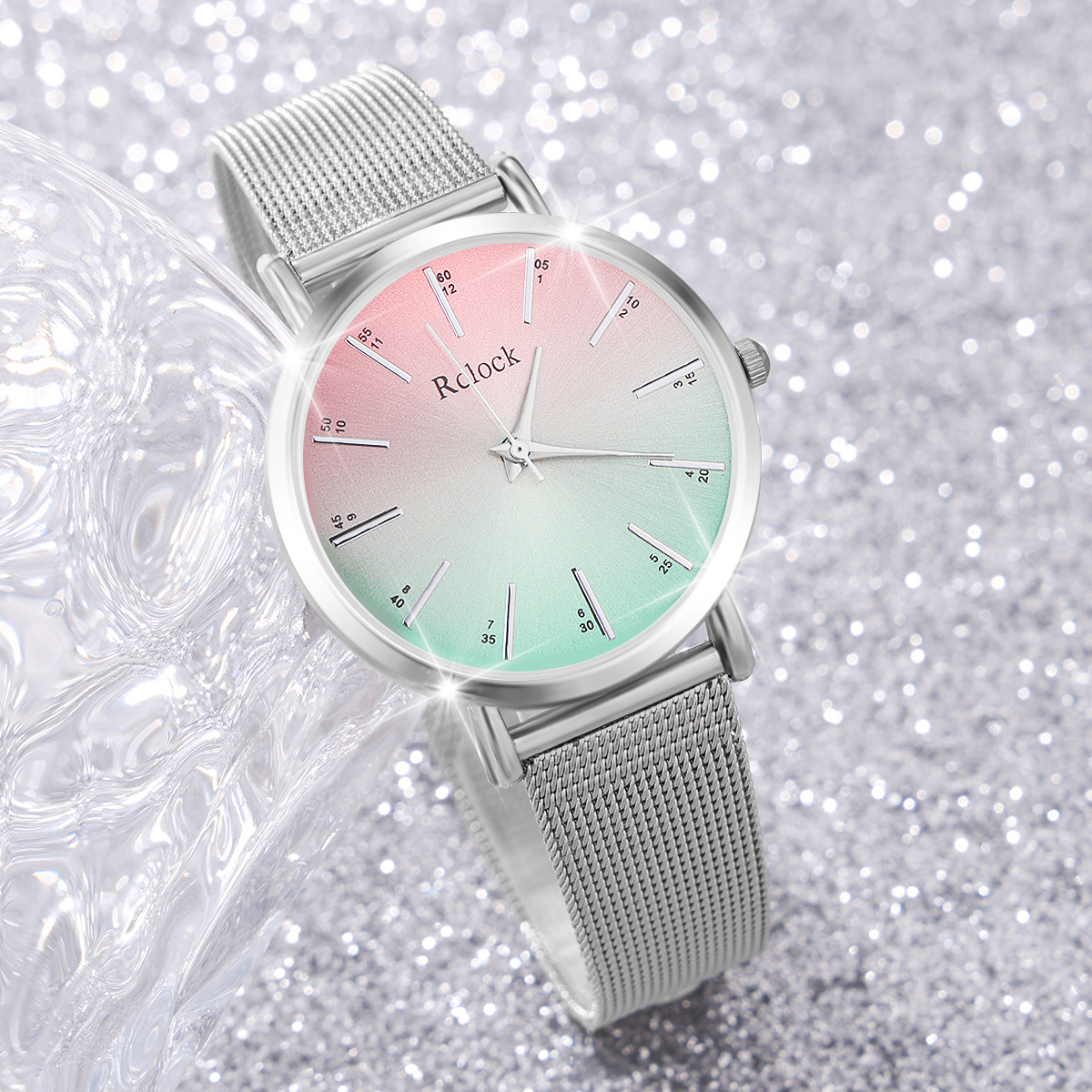 Image of 1 Elegant, Stylish, And Casual Women's Watch, Classic Square Design Women's Watch, Valentine's Day, Birthday, Christmas, Teacher's Day, Back-to- Gift