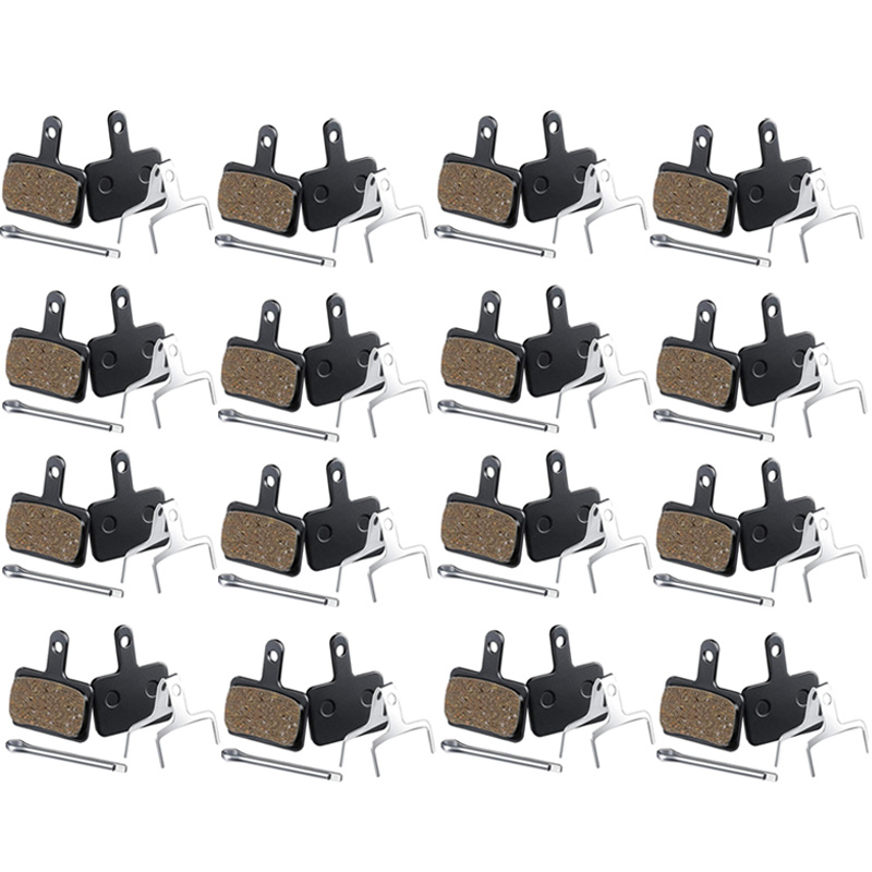 Image of 16 Pairs Of Bicycle Brake Pads, Brake Pads, Resin For Mountain Bikes, Compatible With M575, M525, M515, T615, T675, M505, M495, M486, M475, M465, C501s, Cycling Accessories