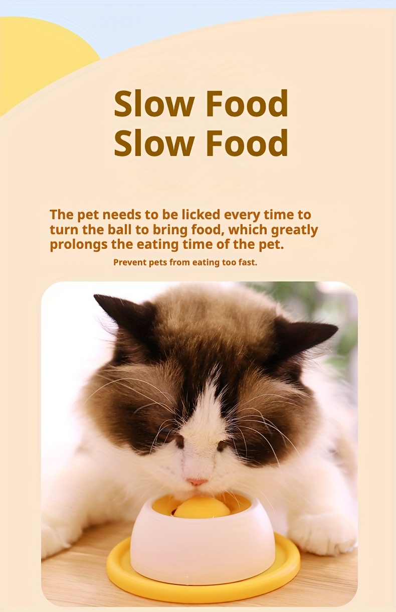 Pet Licking Fun Plate | Wet Food Yogurt for Licking, Slowly Consumes Energy, Cleans Oral Care, Suitable for Cats And Dogs, Made of Plastic