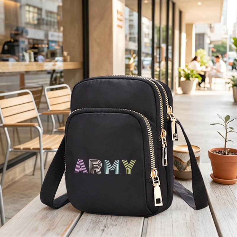 TEMU Sac à bandoulière pour femme 1 pièce à imprimé armée, sac à bandoulière décontracté pour les quotidiens, sac à bandoulière élégant pour , sangle