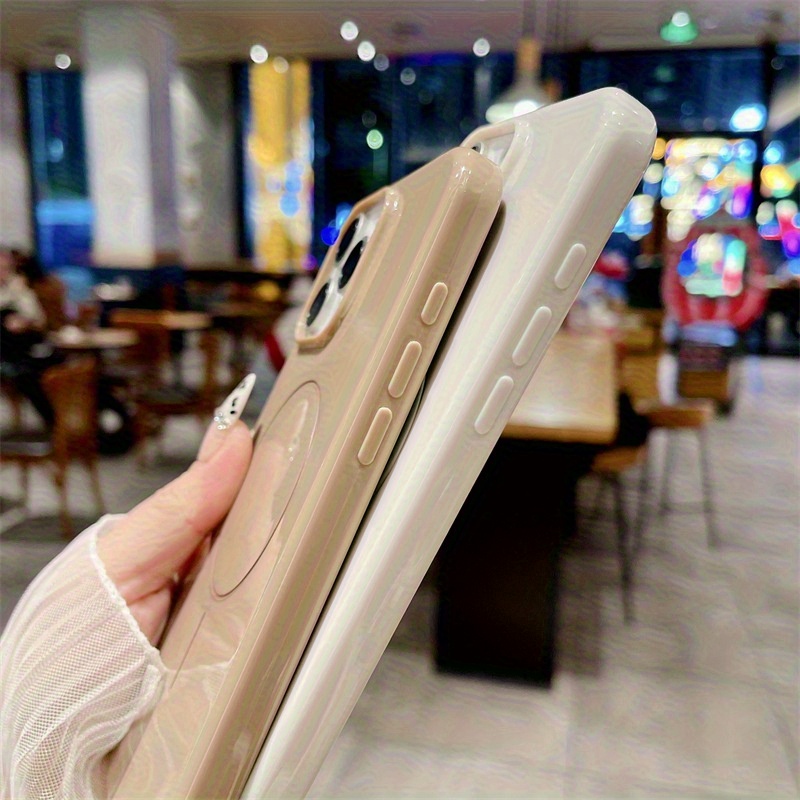 New Macaron Color Magnetic Phone Case Is Suitable for iPhone 16 16pro 16proMax 15 15Pro 15ProMax 14 14Pro 14ProMax 13 13Pro 13ProMax 12 12Pro 12ProMax 11pro Shell Phone Case - Image 3