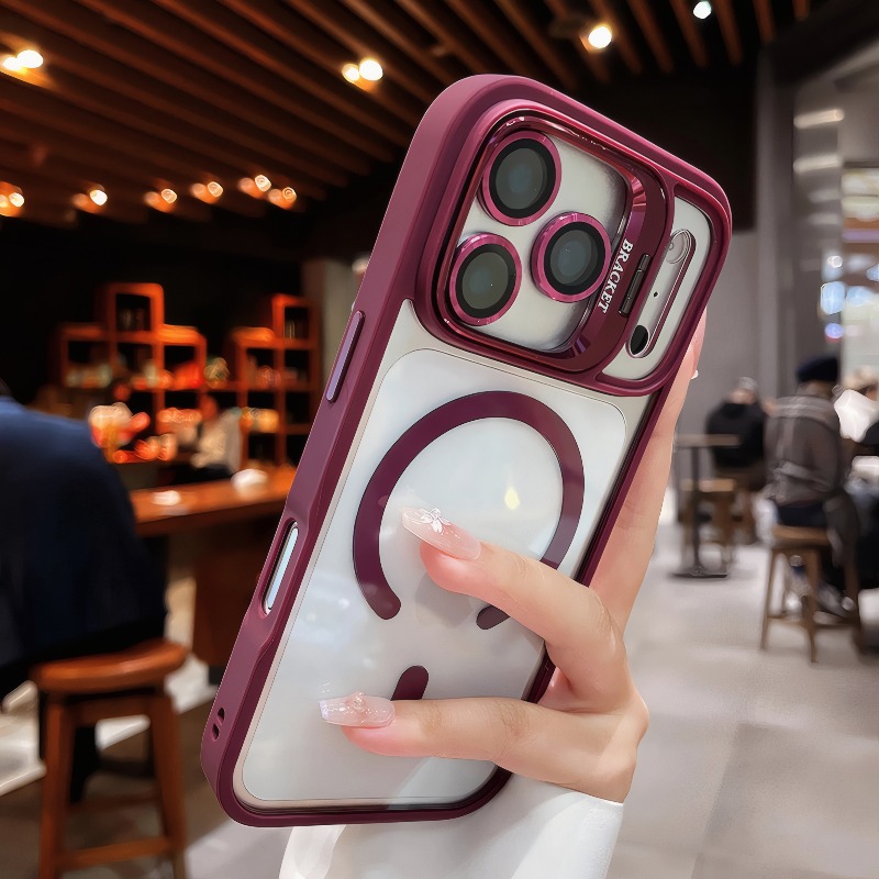 TEMU Custodia per telefono - Compatibile con Iphone 17 Pro/ per Iphone 16 Pro Max, custodia magnetica da donna per la serie Iphone 15, protezione per
