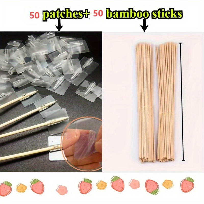 Image of Creative Snack Bouquet Set (includes 50 Square Bouquets And 50 Wooden Sticks) - Perfect For Flower Arranging, Snacks And Drink Packaging - Perfect As A Surprise Gift - A Must-have For Florists