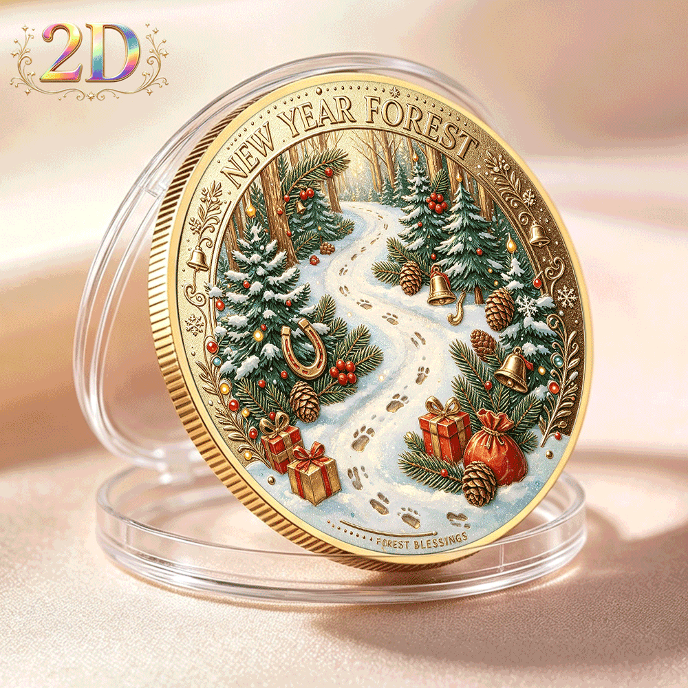 New Year Forest Steed Double-Sided Commemorative Coin