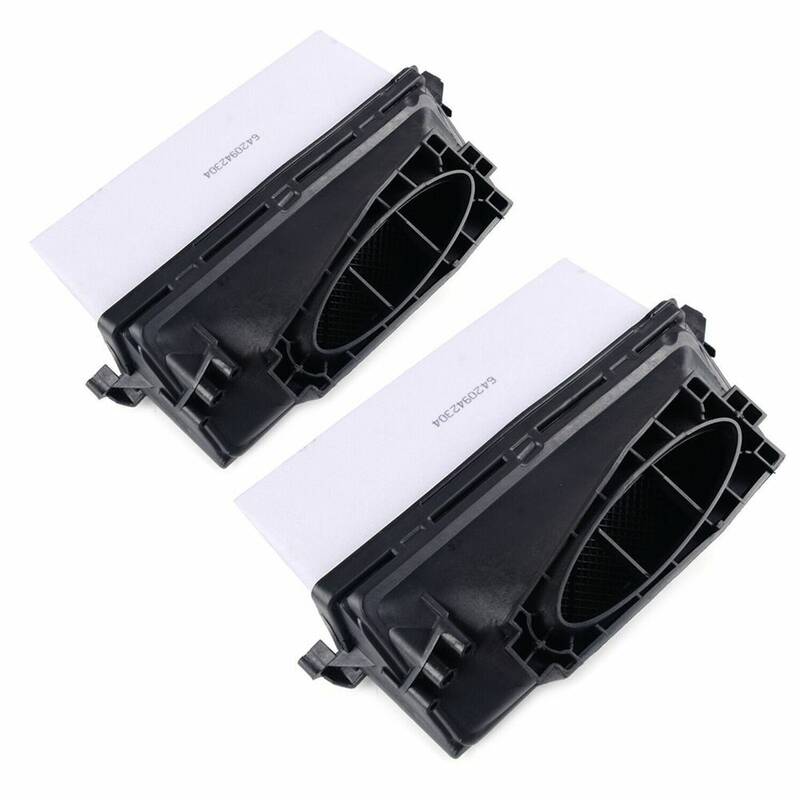 Image of 2pcs Air Filter For C/e/ Om642 Engine 300 350 Cdi 6420941204 A6420940000 A6420942304 Car Replacement