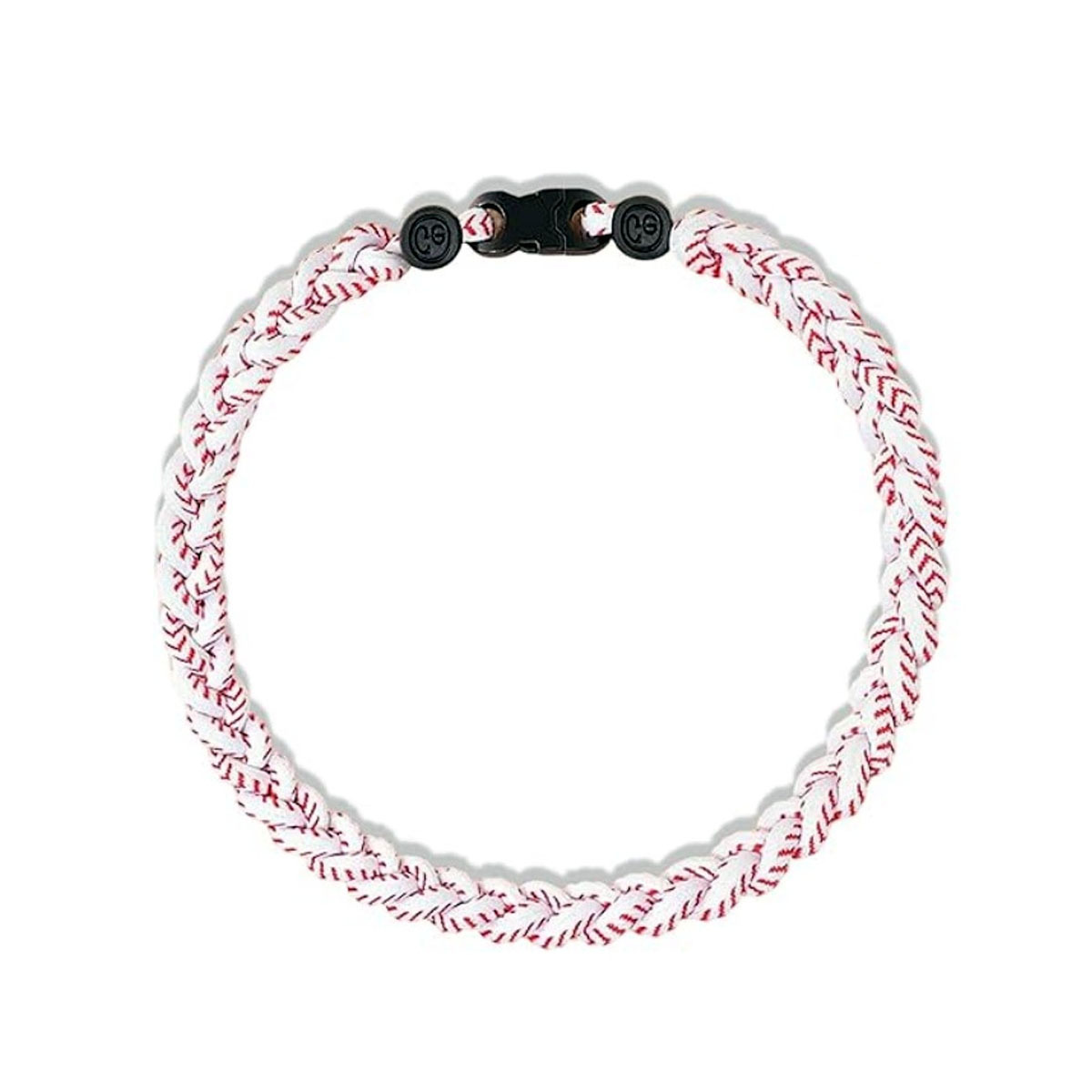 braided baseball necklace sold on Temu United States