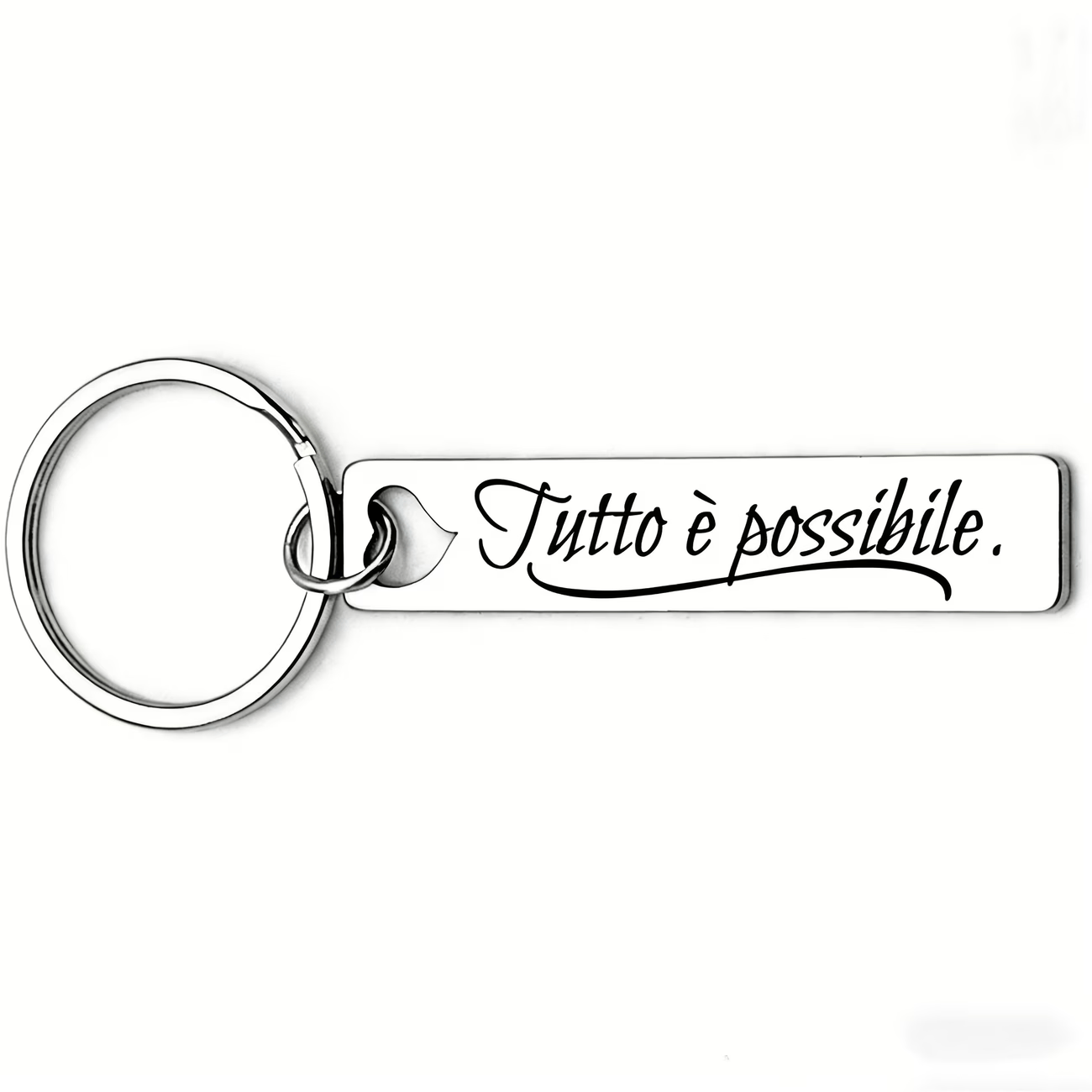 TEMU Portachiavi motivazionale in , facile ma potente, "Tutto 癡 possibile". come ciondolo per auto, accessorio per borse e regalo auspicioso per
