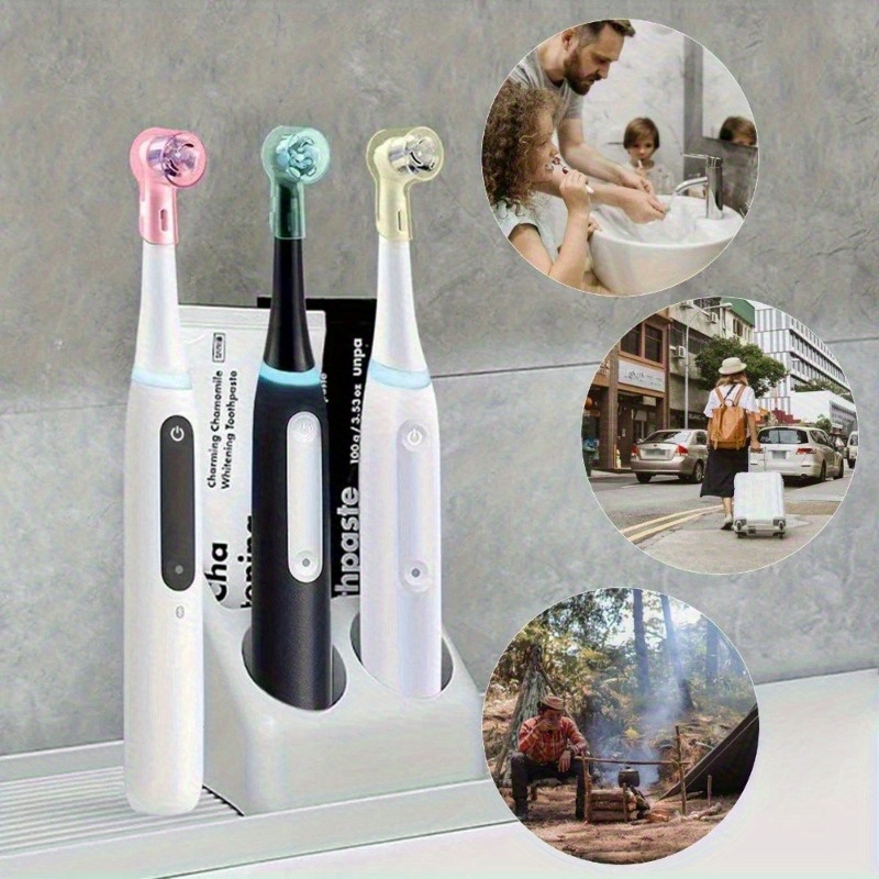 10 Pack Toothbrush Head Covers - Colorful Travel Toothbrush Protectors For Manual & Electric