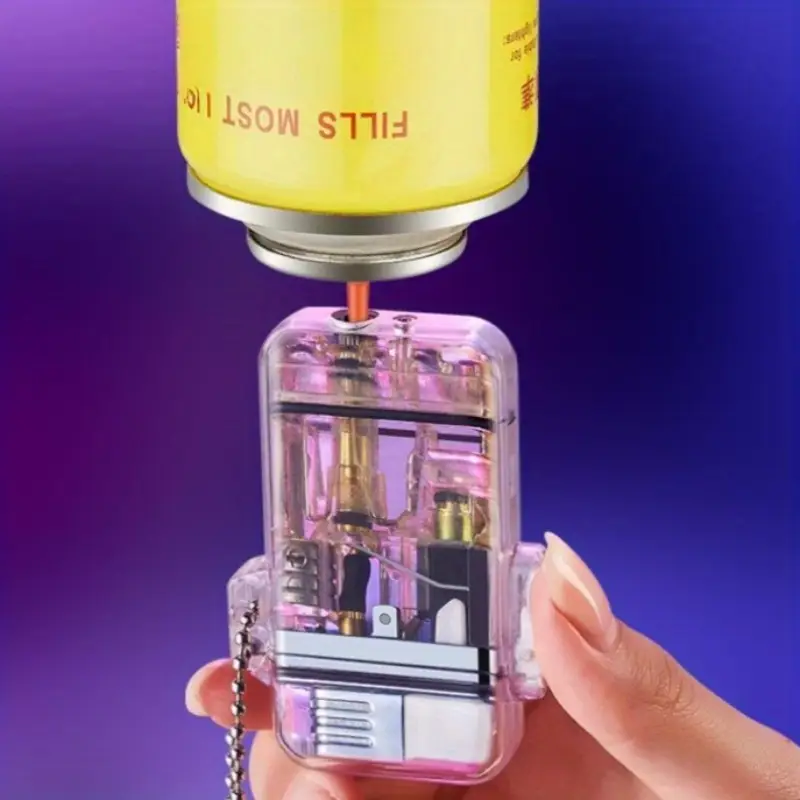 cute lighter windproof jet flame reusable cartoon butane lighter for girls gift no built in butane gas outdoor lighting design accessory portable design novelty lighter flame lighter anime fans collectors item Product details 4