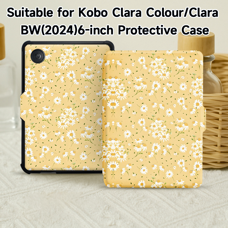 TEMU Capa Protetora Elegante para E-reader Kindle Paperwhite 5 2021, Libra Color 2024 7 polegadas, Color/ BW 2024 6 polegadas/ 2E (2022) 6 polegadas,