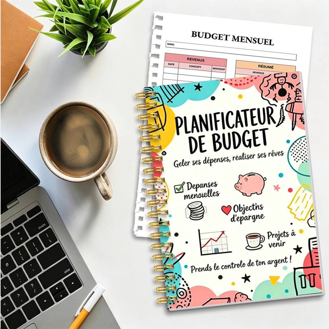 TEMU 1 pièce Carnet de planification budgétaire français DANPERJI - Format A5 hebdomadaire et mensuel des dépenses, convient pour de l'argent, les